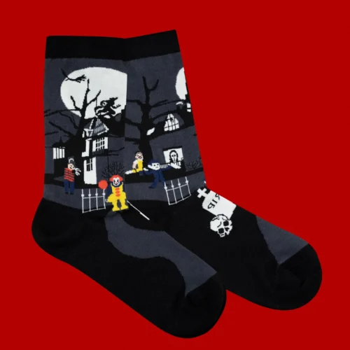 Combed Cotton Socks - #BumpInTheNight - Image 2