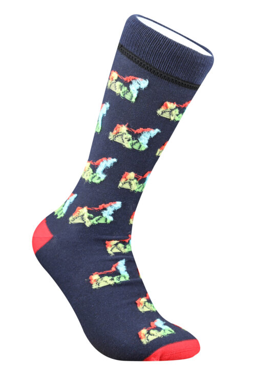 Combed Cotton Unicorn Sock - #RainbowBlessing - Image 2