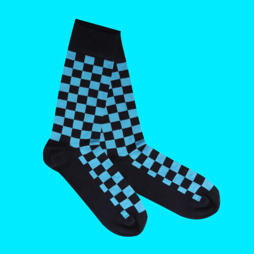 Bamboo Socks Chessboard #BlueSquaredBlues - Image 2