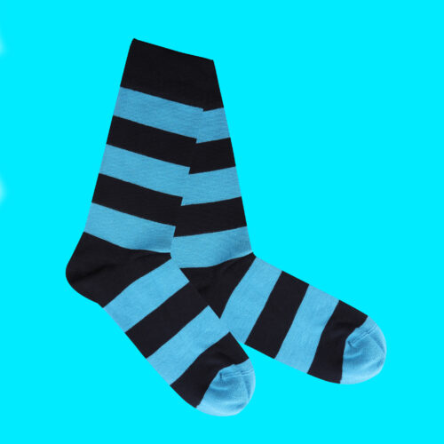 Bamboo Sock #StripeStreetBlues - Image 2