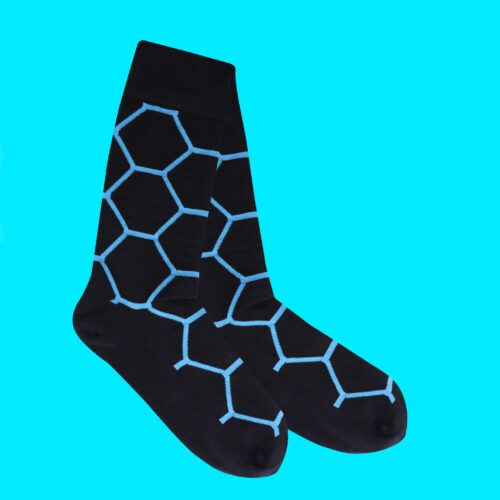 Bamboo Sock #HexTexBlues - Image 2