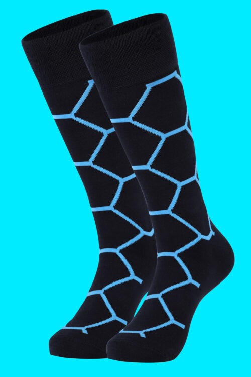 Bamboo Sock #HexTexBlues - Image 3