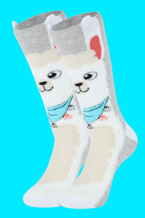 The Most Wonderfully Splendid Combed Cotton Llama Sock - #AdamLallama - Image 2